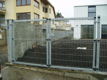 Dvoukřídlá brána 3D Zn - šířka 3000 mm