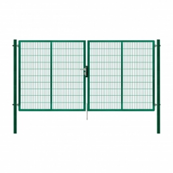 Dvoukřídlá brána 2D ZN + PVC - šířka 4090 / 4110 mm