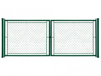 Zahradní brána dvoukřídlá - šířka 3600 mm, system FAB
