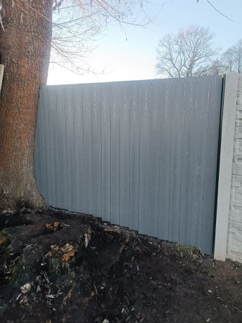 plotovka WPC 120 x 14mm, šedá