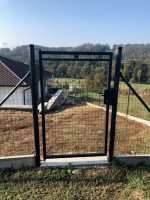L.SKR s.r.o. Branka Super jednokřídlá - šířka 1000 mm Antracit 7016