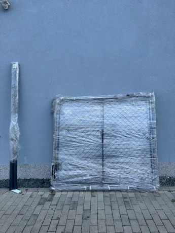 zahradní brána 1600x3600 mm, výplet pletivem, vč. FAB, Antracit II. jakost