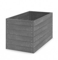 Vyvýšený záhon 150 x 81 x 79cm šedý