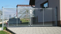 Zahradní brána dvoukřídlá - šířka 3600 mm, ZN, system FAB