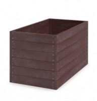 Vyvýšený záhon 120 x 66 x 79cm hnědý