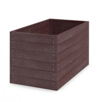 Vyvýšený záhon 120 x 66 x 79cm hnědý