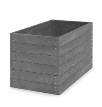 Vyvýšený záhon 150 x 81 x 79cm šedý